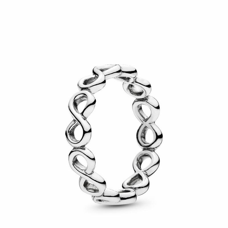 Pandora Infinite Shine Stackable Ring - Sterling Silver - Canada | IE3993CK